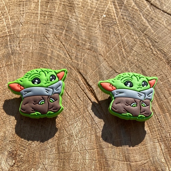 CROCS Accessories The Child Baby Yoda 2 Piece Jibbitz Set Poshmark